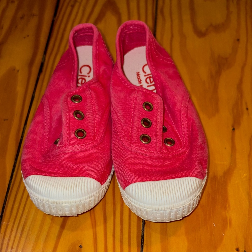 Cienta Girl’s Pink Sneakers Size 22/6